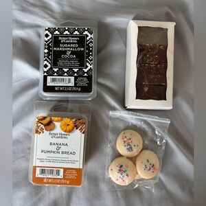 Better Homes&Garden Marshmallow Pumpkin Wax Melts Set NWT and Cookies & Brownies
